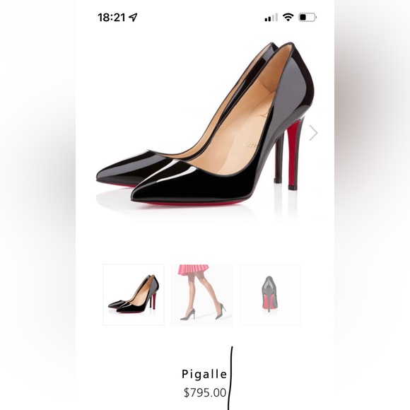 Authentic Christian Louboutin Pigalle pumps - Picture 7 of 7